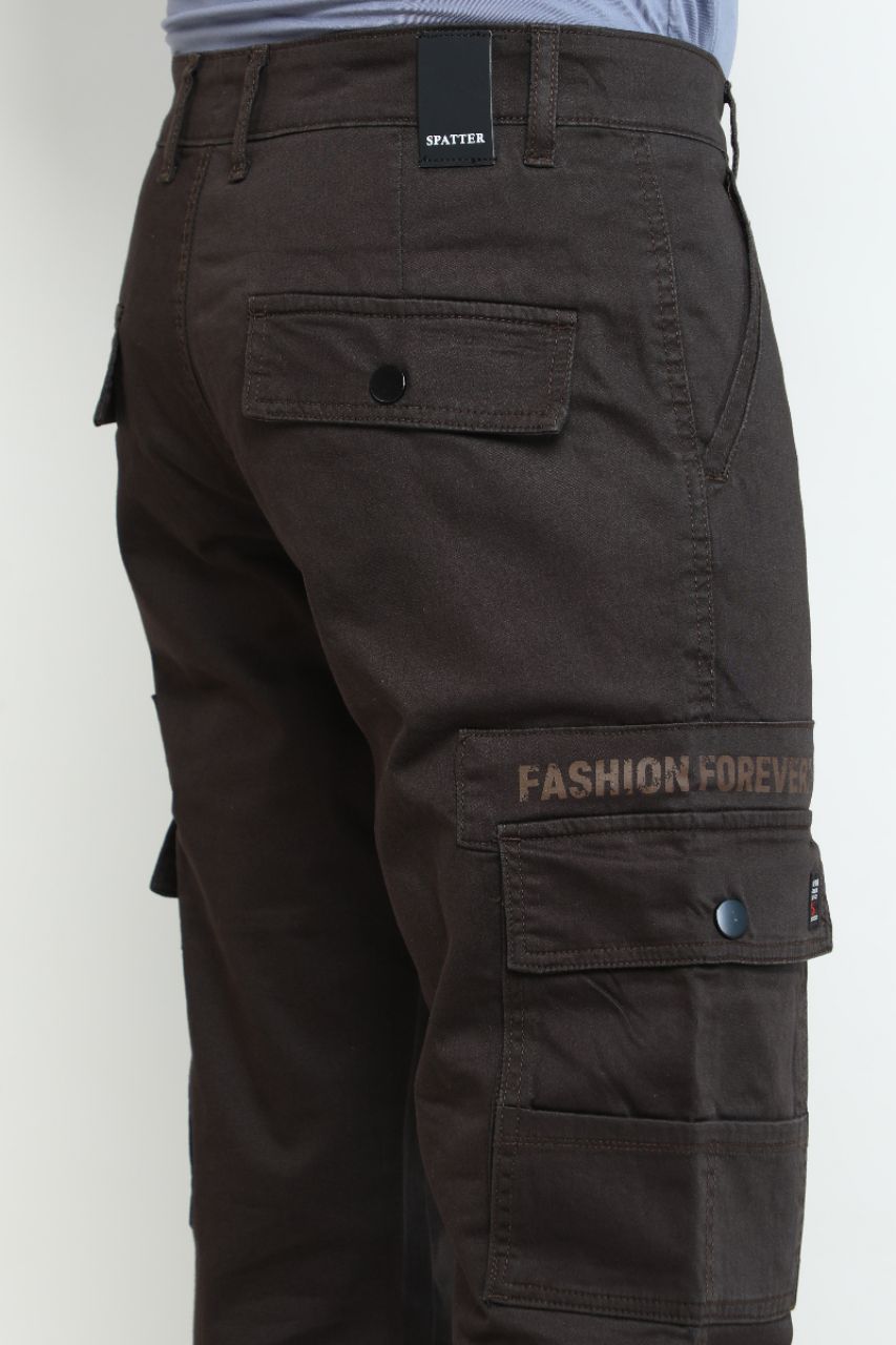 Dark Green Cargo Pants view 6