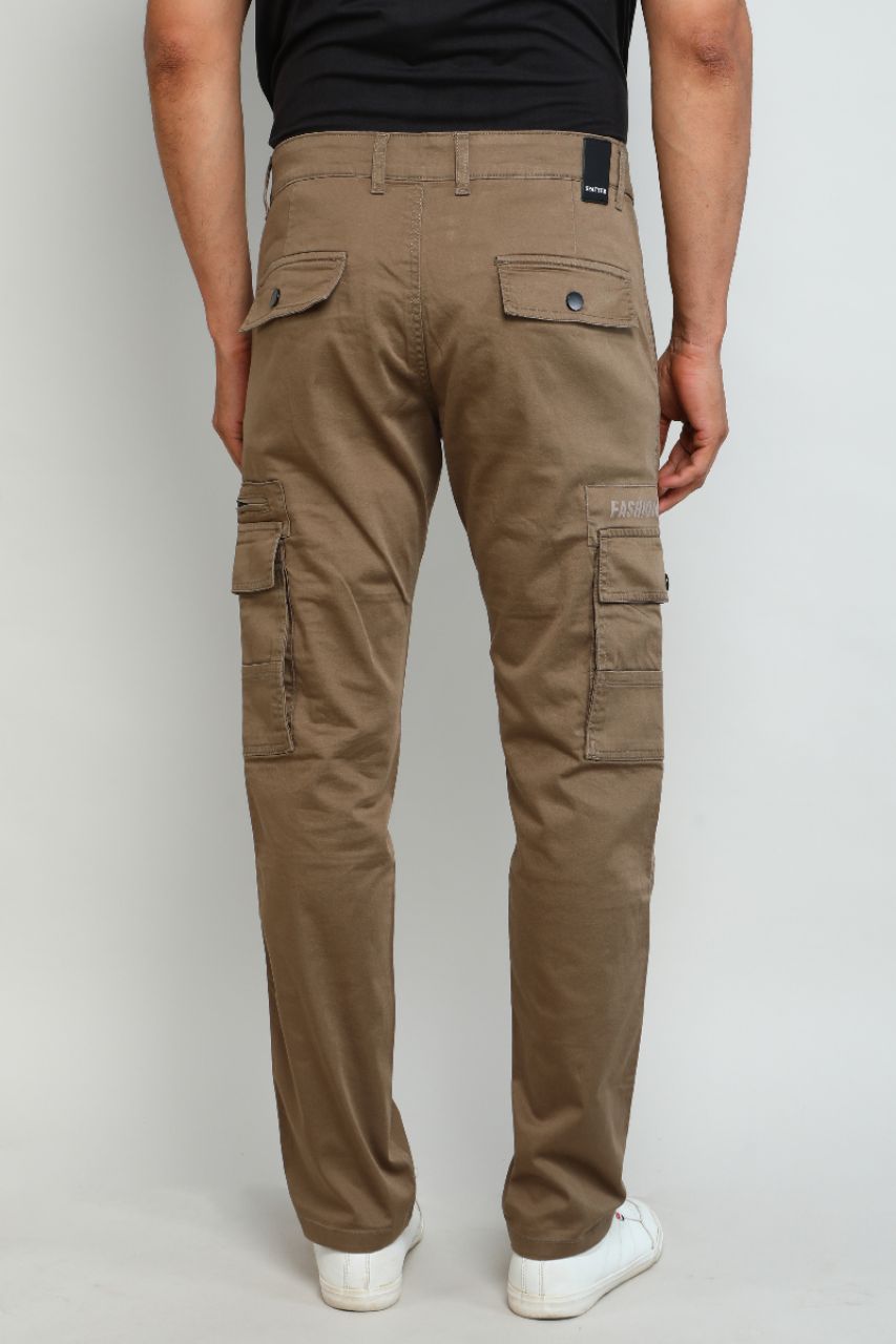 Sand Beige Cargo Pants view 4