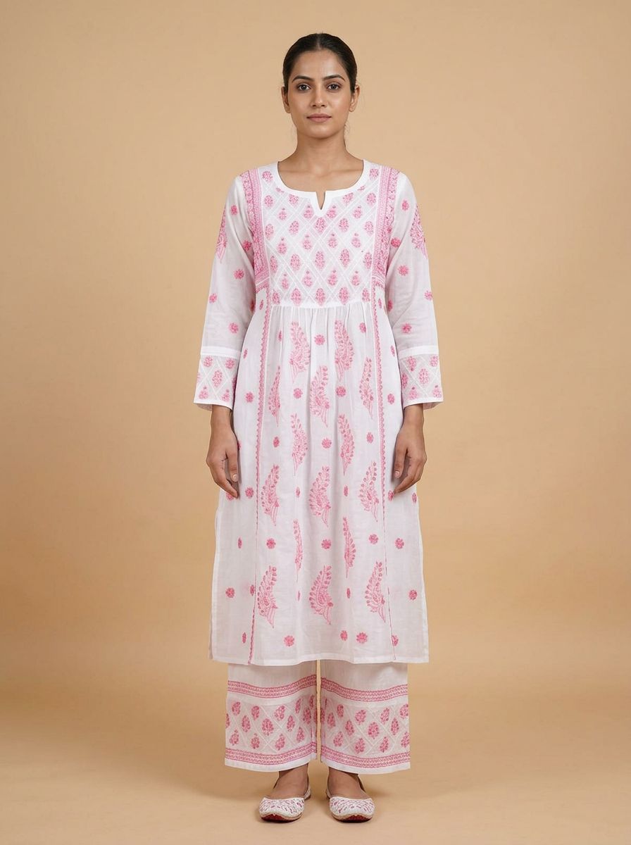 Chikankari Kurta Set by Bel Boota