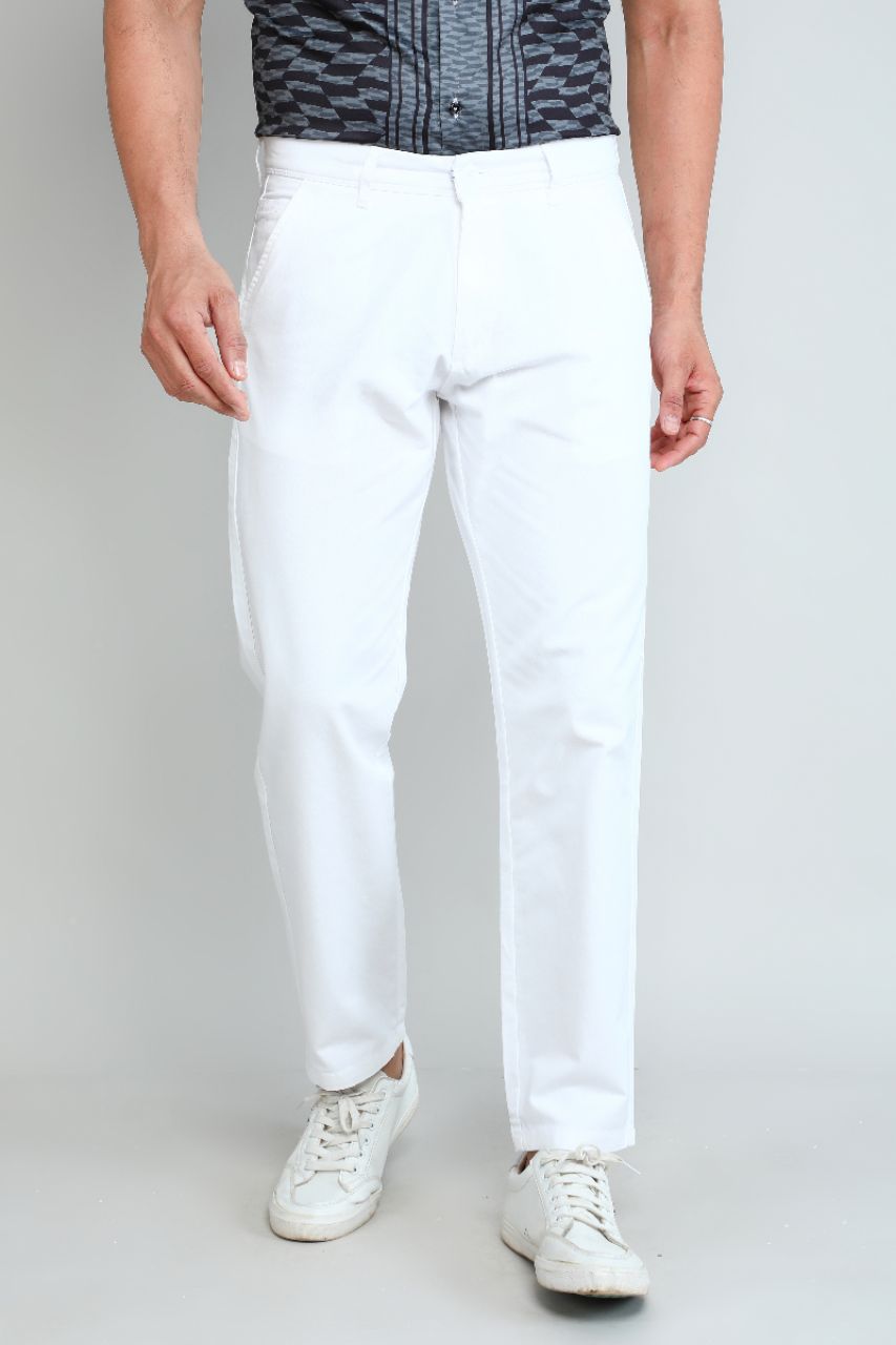 White Chinos Pants view 5