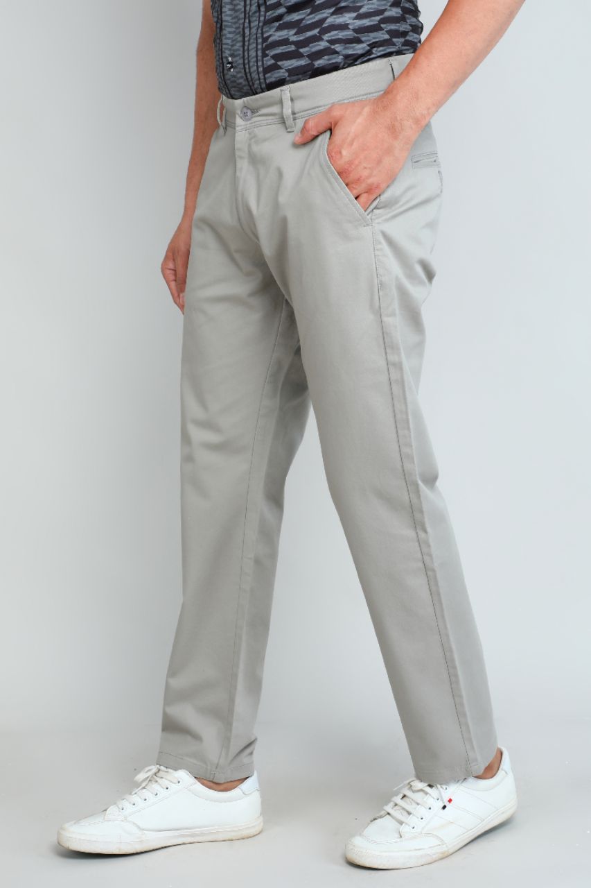 Grey Chinos Pants view 2