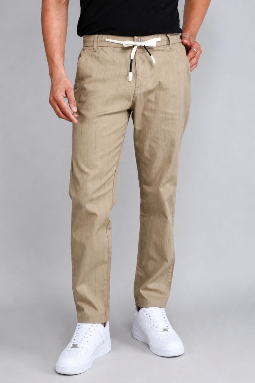 Khaki Joggers Pants view 2