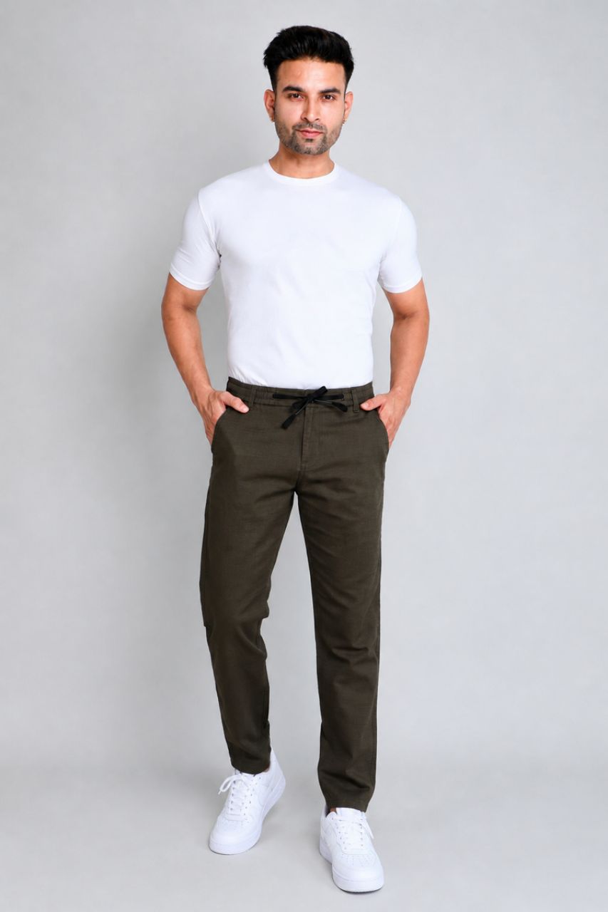 Olive Green Joggers Pants