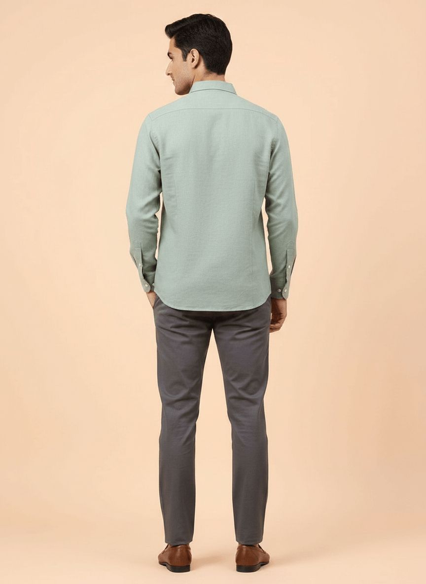 Dusty Green Casual Shirt view 4