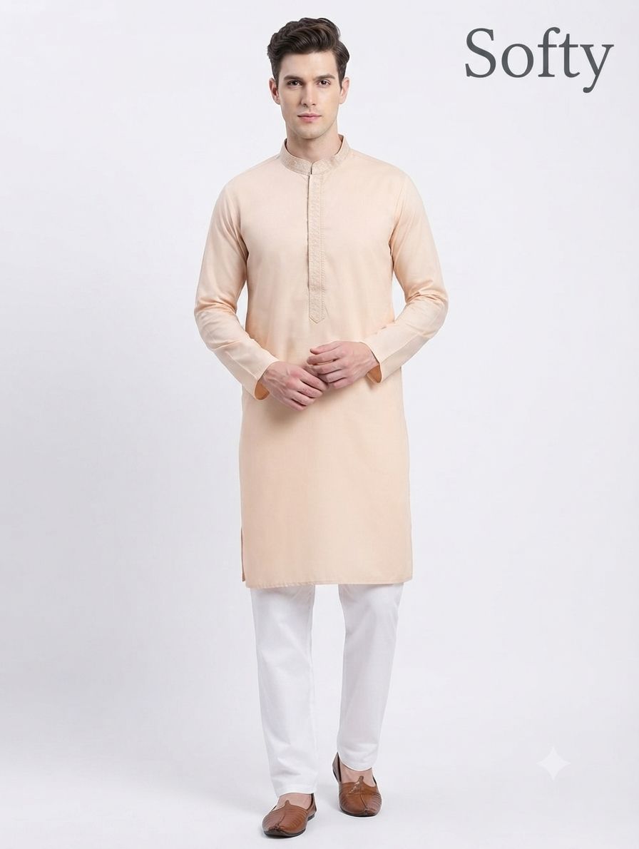 Giza Cotton Kurta Softy view 2