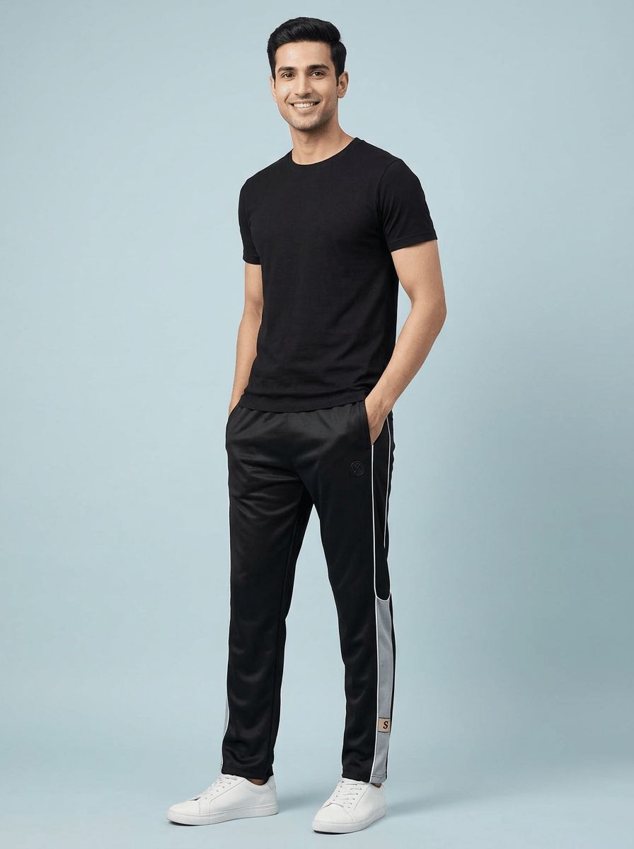 Black Comfort Casual Lower