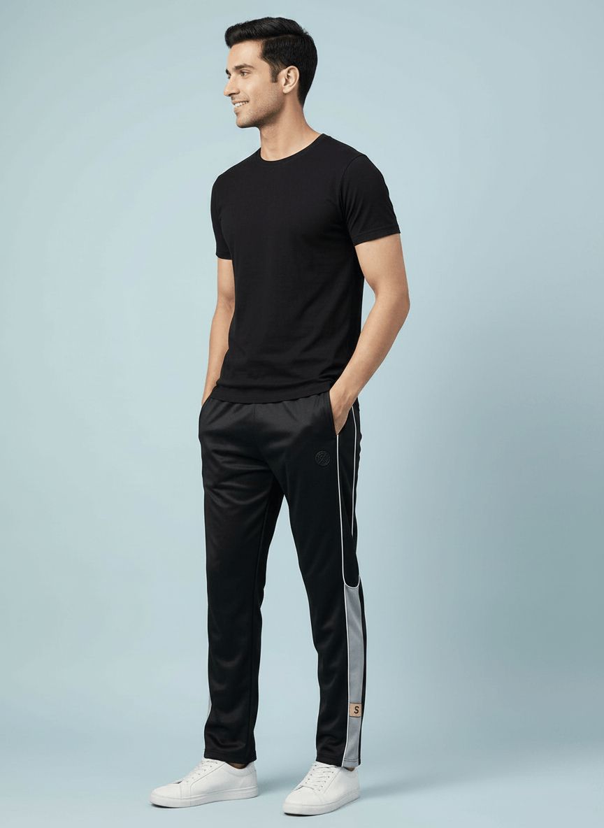 Black Comfort Casual Lower view 6