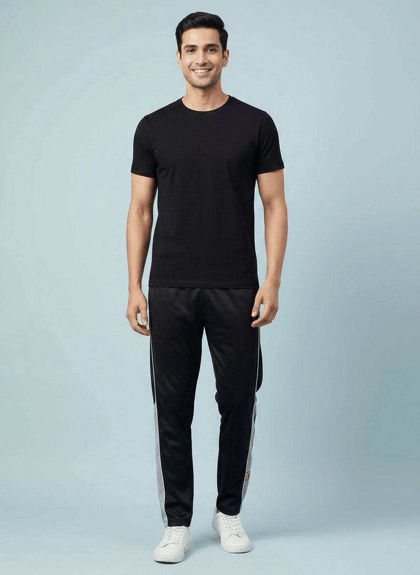 Black Comfort Casual Lower view 7