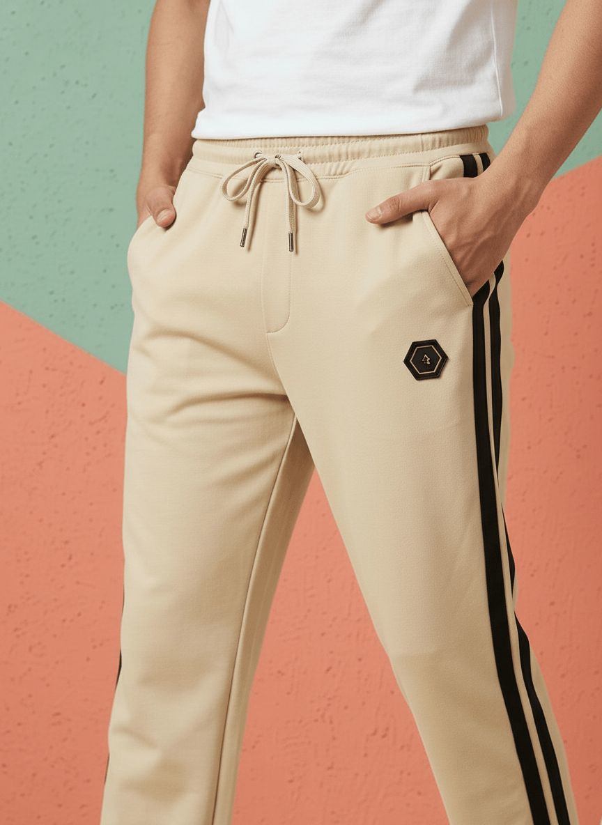 Beige Casual Lower view 5