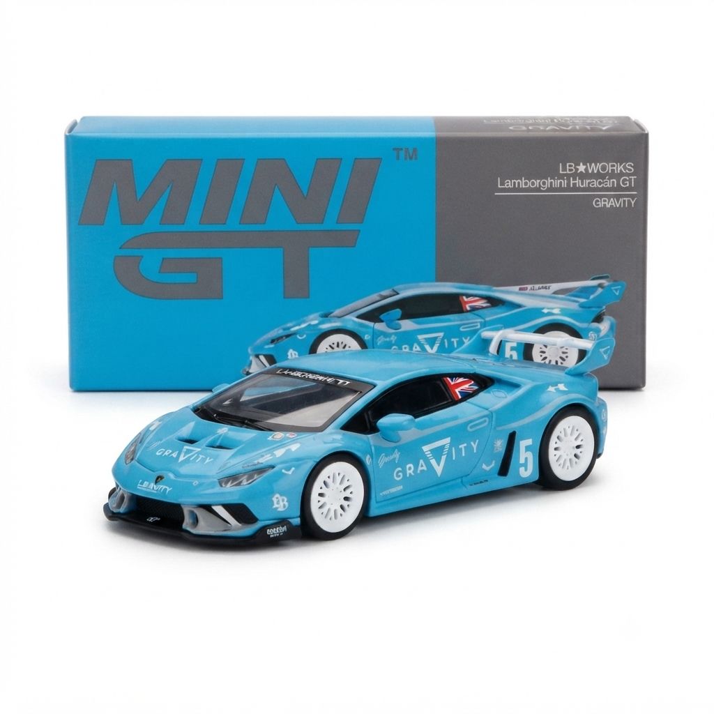 MINI GT LB★WORKS Lamborghini Huracán GT – GRAVITY Edition 1:64 Diecast Model Car