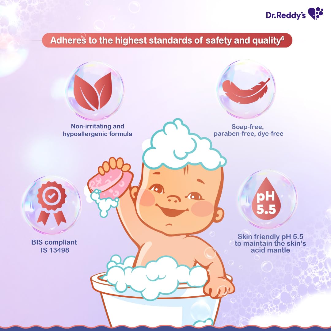 venusia Baby Mild Bathing Bar | Enriched with Shea Butter Olive Oil and Avocado Oil (75 g) view 6