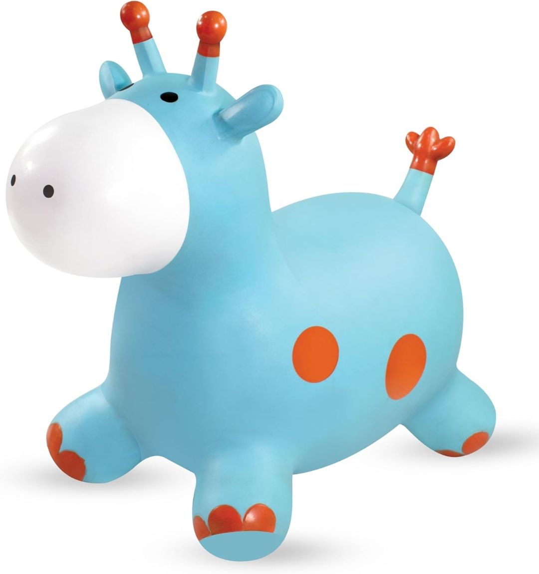 Giraffe Hopper Toy for Kids 3+ Years, BIS Certified Safe for Kids, Inflatable Jumping Bouncing Ride-On Toy, Indoor Outdoor Activity Toy for Balance & Exercise, Multicolour