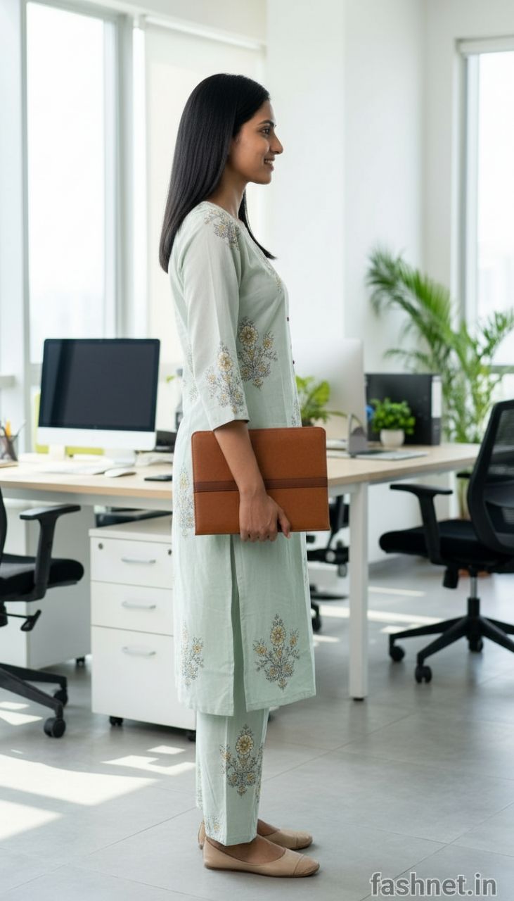 Floral Printed Kurta Set/ Cord Set view 3
