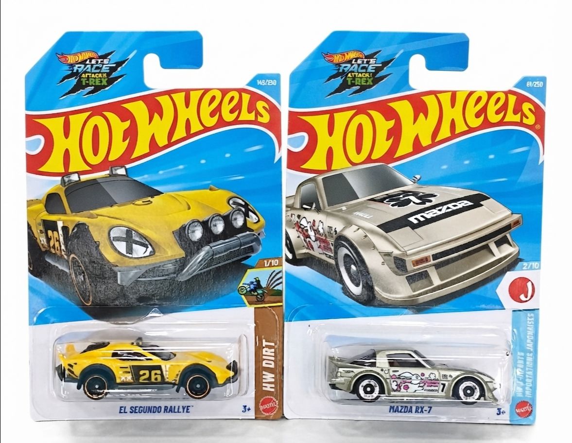 Hot Wheels 2026 Mainline Bundle – El Segundo Rallye & Mazda RX-7