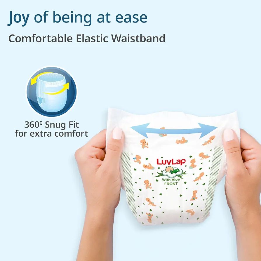 LuvLap Pant Style Baby Diapers, X-Large (XL), 20 Count, For babies of Upto 12-17Kg with Aloe Vera Lotion for rash protection, with upto 12hr protection, Diapers view 6