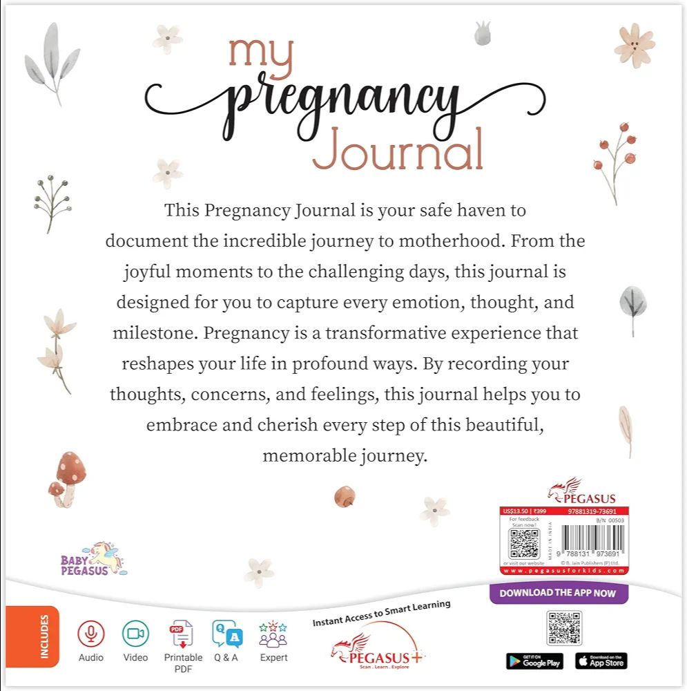 My Pregnancy Record Book | Capture Special Moments & Milestones | Keepsake Journal for Expecting Moms | Organized, Thoughtful, and Beautifully Designed view 2