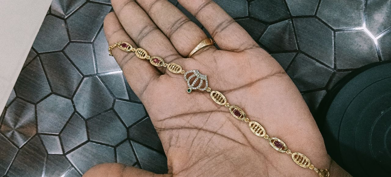 Gold And Ruby Bracelet view 2