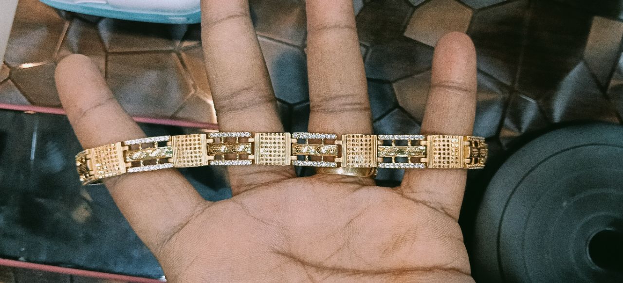 Gold and Diamond Bracelet view 2