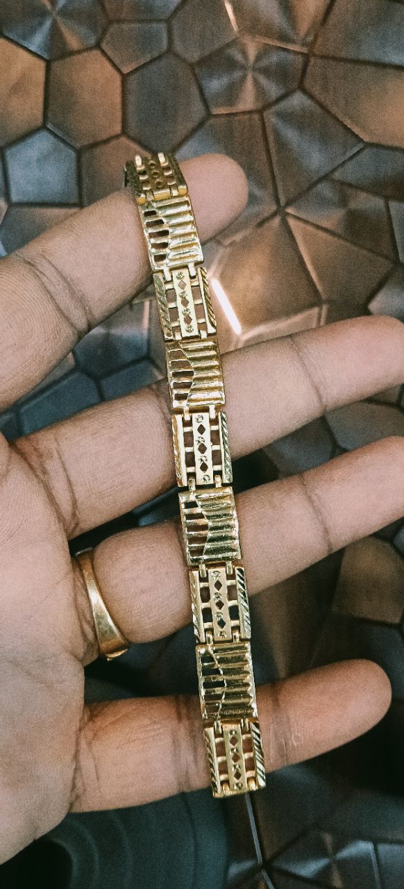 Designer Gold Bracelet view 2