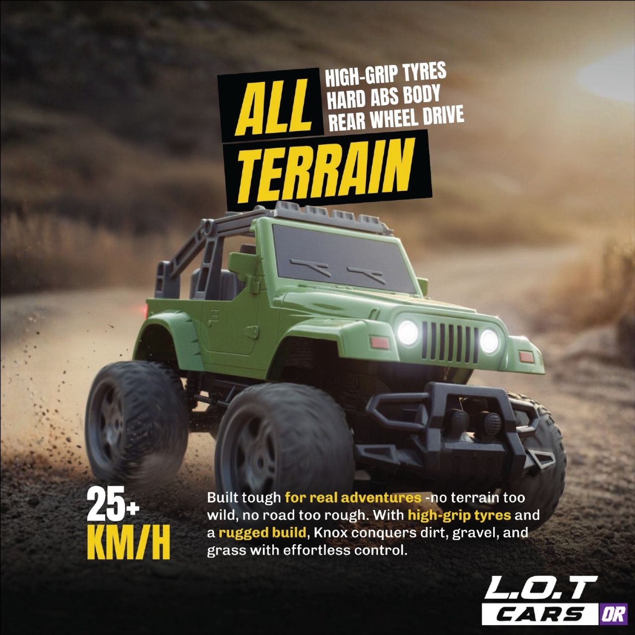 L.O.T Cars Knox - Off-Road RC Truck view 3