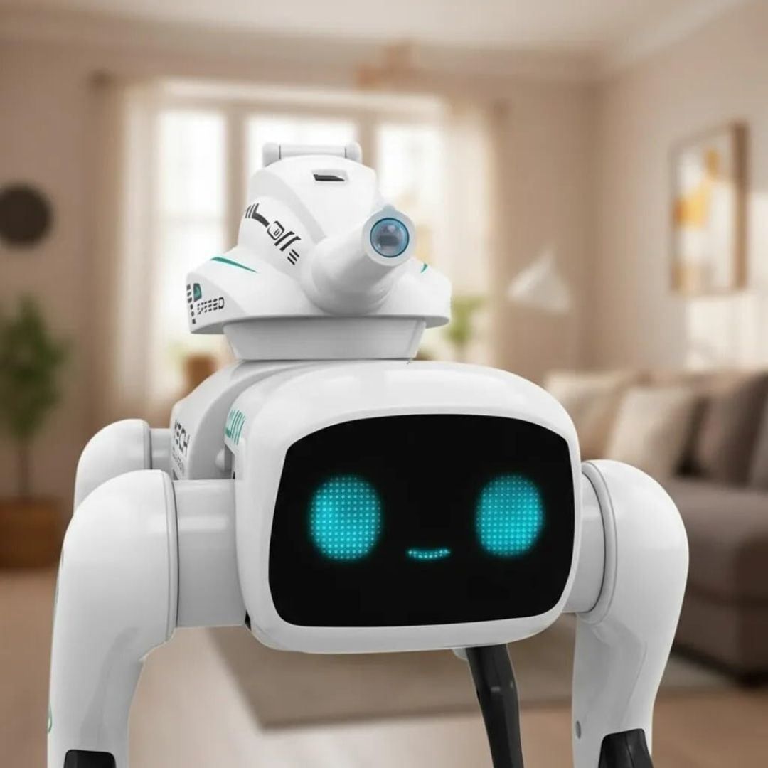 Remote Control Dog Toy for Kids, 2in1 Programmable App Control AI Smart Robot Dogs, Voice Command, Music, Dancing, Storytelling with Water Bullet RC Robot Toy for Kids (Water Bullet Dog) view 4