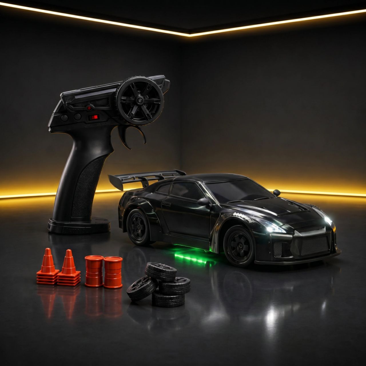 L.O.T Cars Flare 2.0 - RC Drift Car Race Black