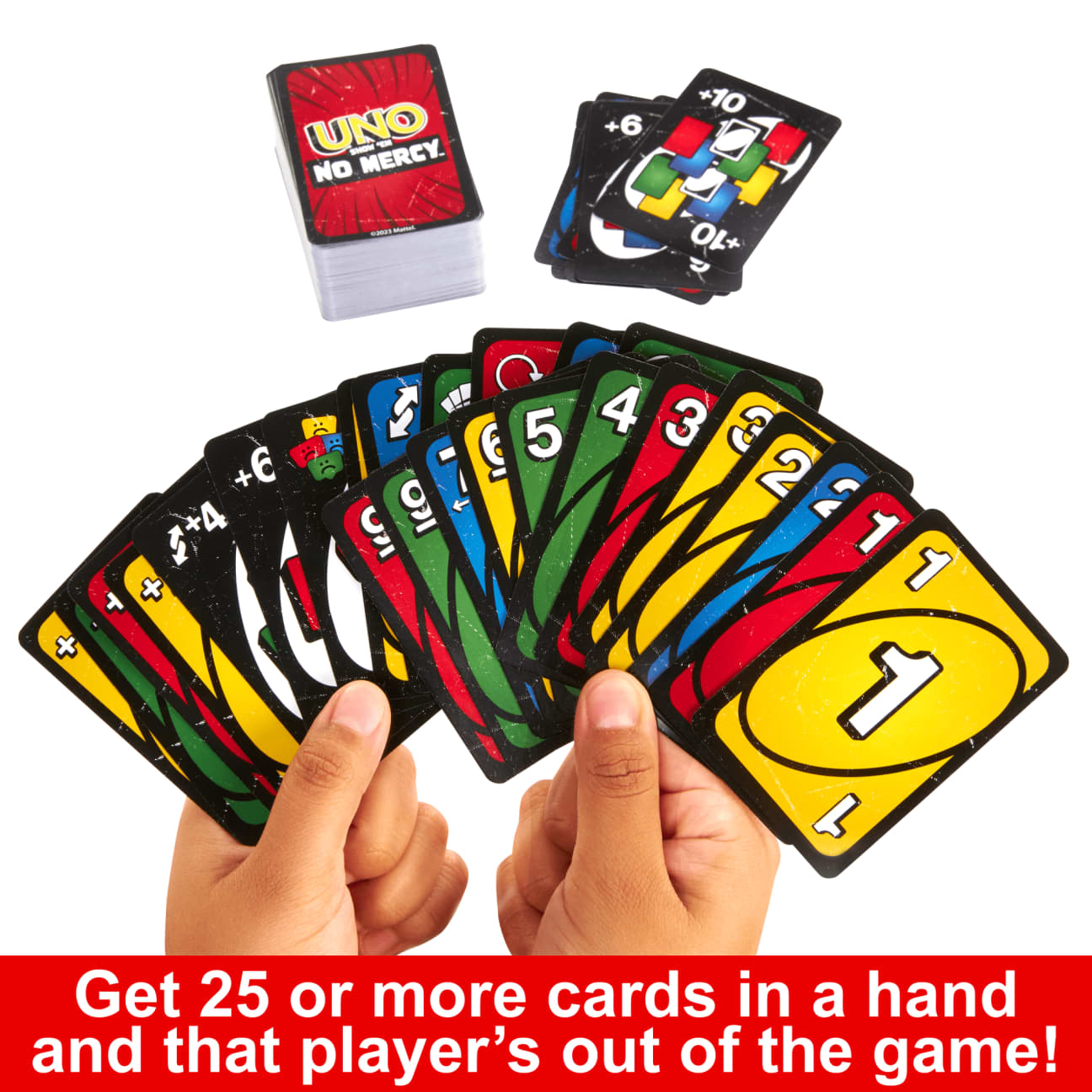 UNO Show ‘Em No Mercy Card Game For Kids, Adults & Family Night, Parties And Travel view 3