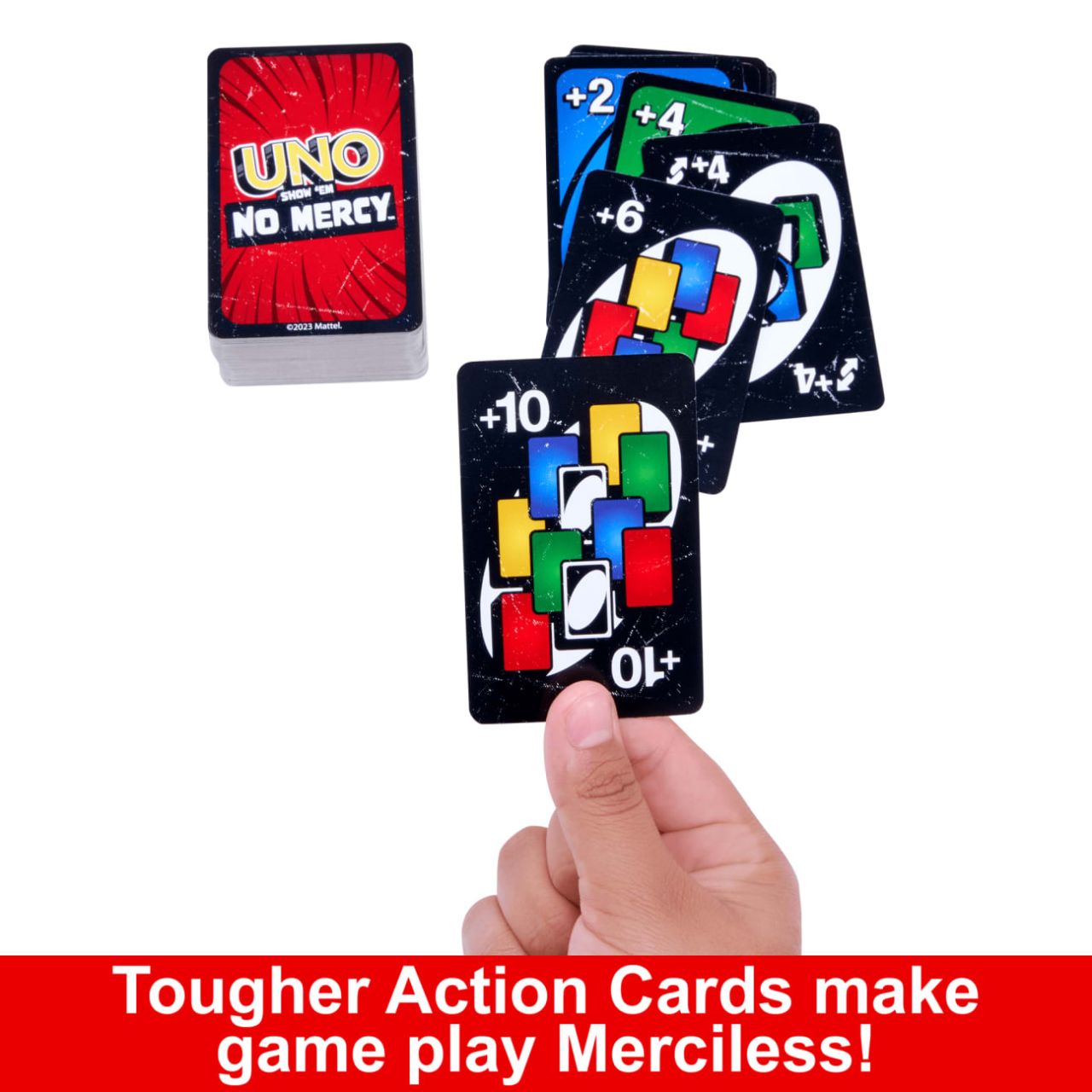 UNO Show ‘Em No Mercy Card Game For Kids, Adults & Family Night, Parties And Travel view 4