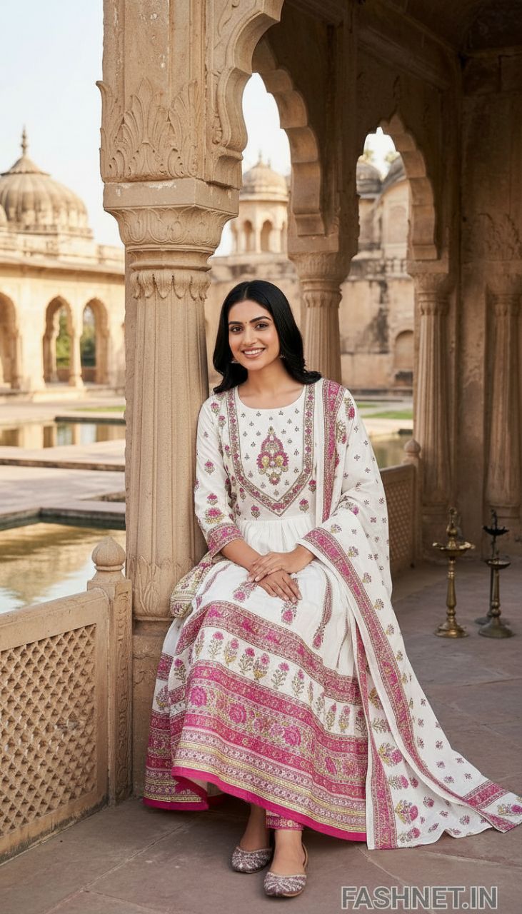 Elegant Anarkali Suit view 3