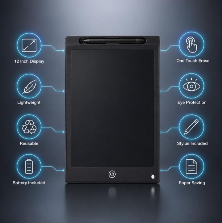 12" LCD Writing Tablet Tab view 5