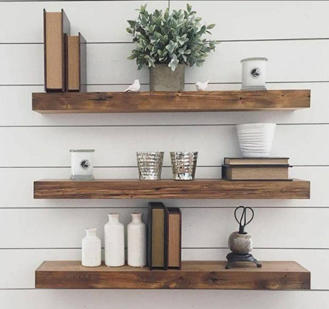 Wooden Shelf Installation