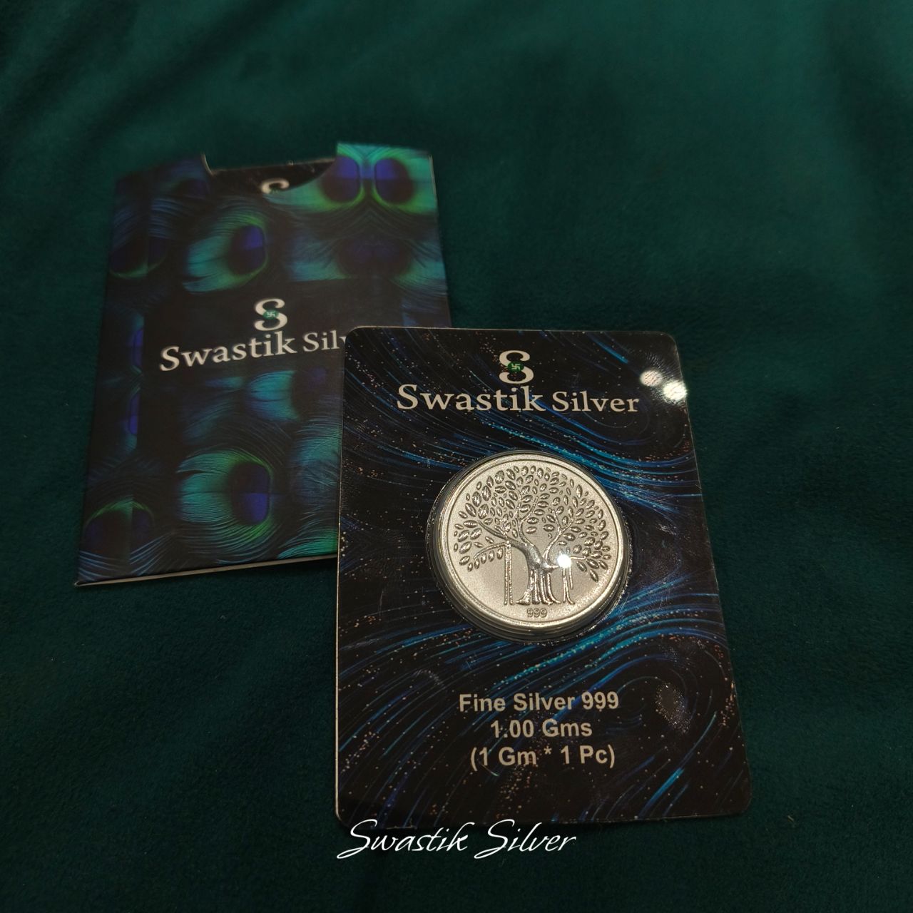 Swastik Silver Fine Silver Coin view 9