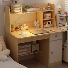Study Table / Workspace Table With Drawers view 2