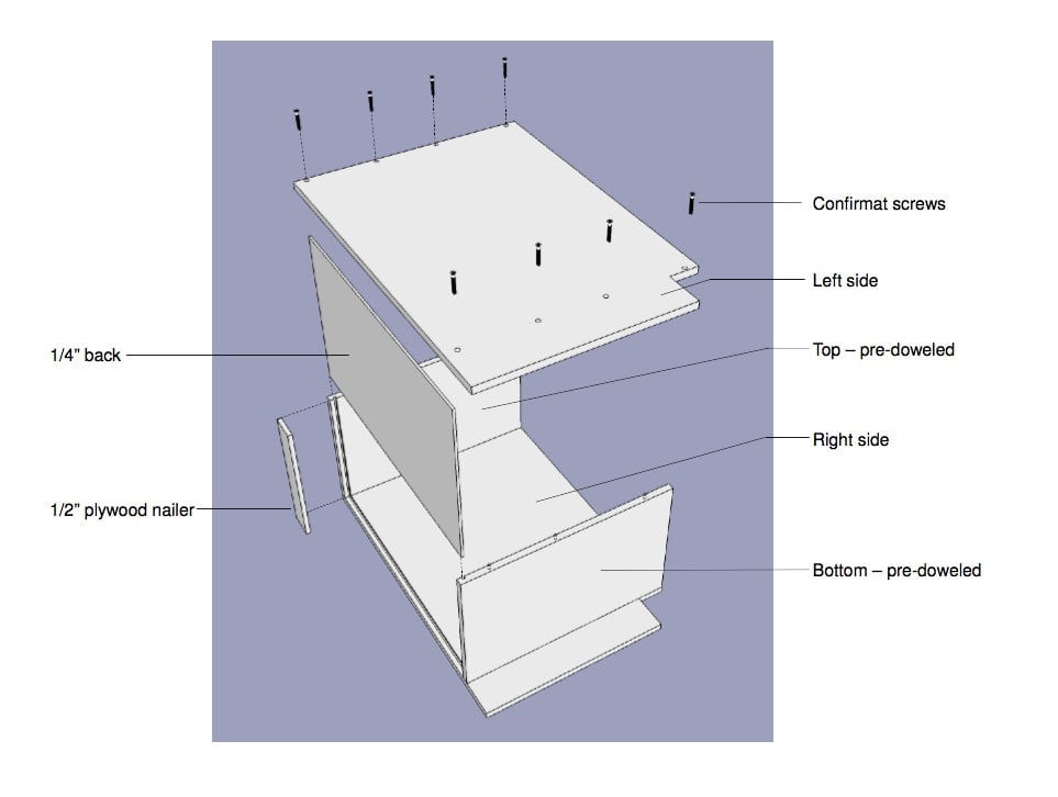 Cabinet Assembly view 4