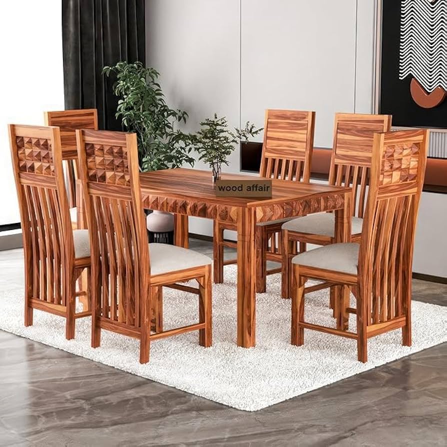 Wooden dining table Assembly