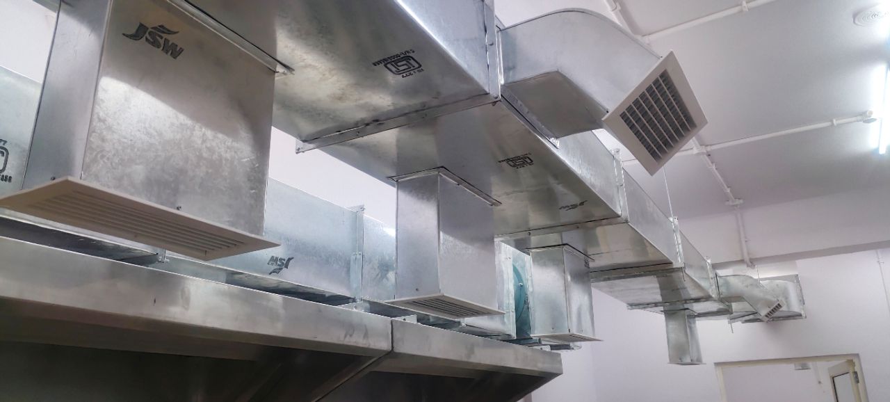 Stainless Steel Kitchen Exhaust Hood view 2