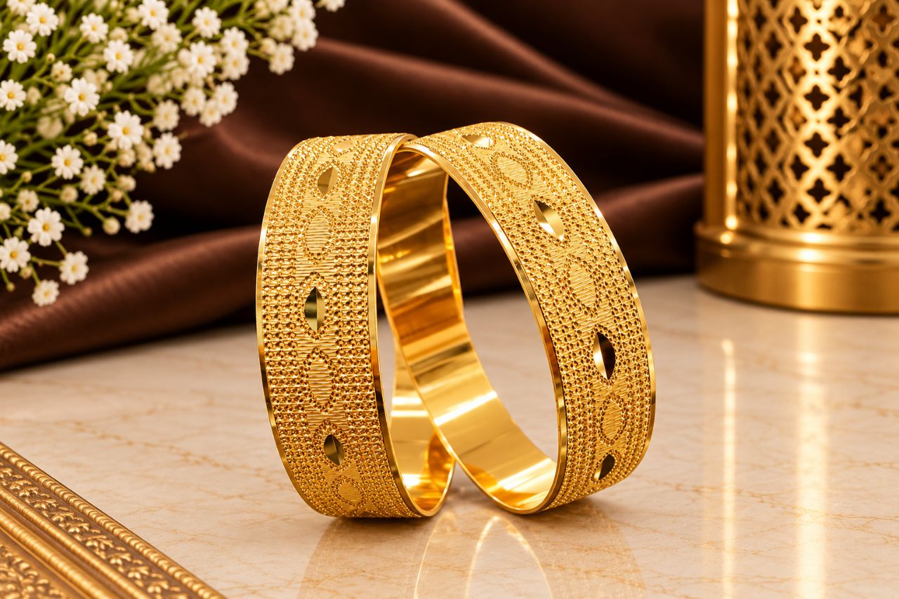 Gold Plated Bangles 003 view 2