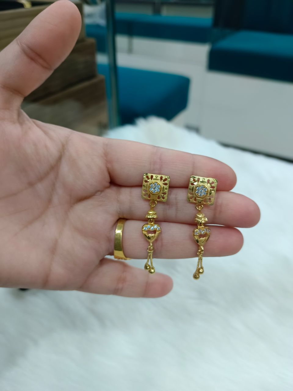 Gold Plated Earrings 11 view 2