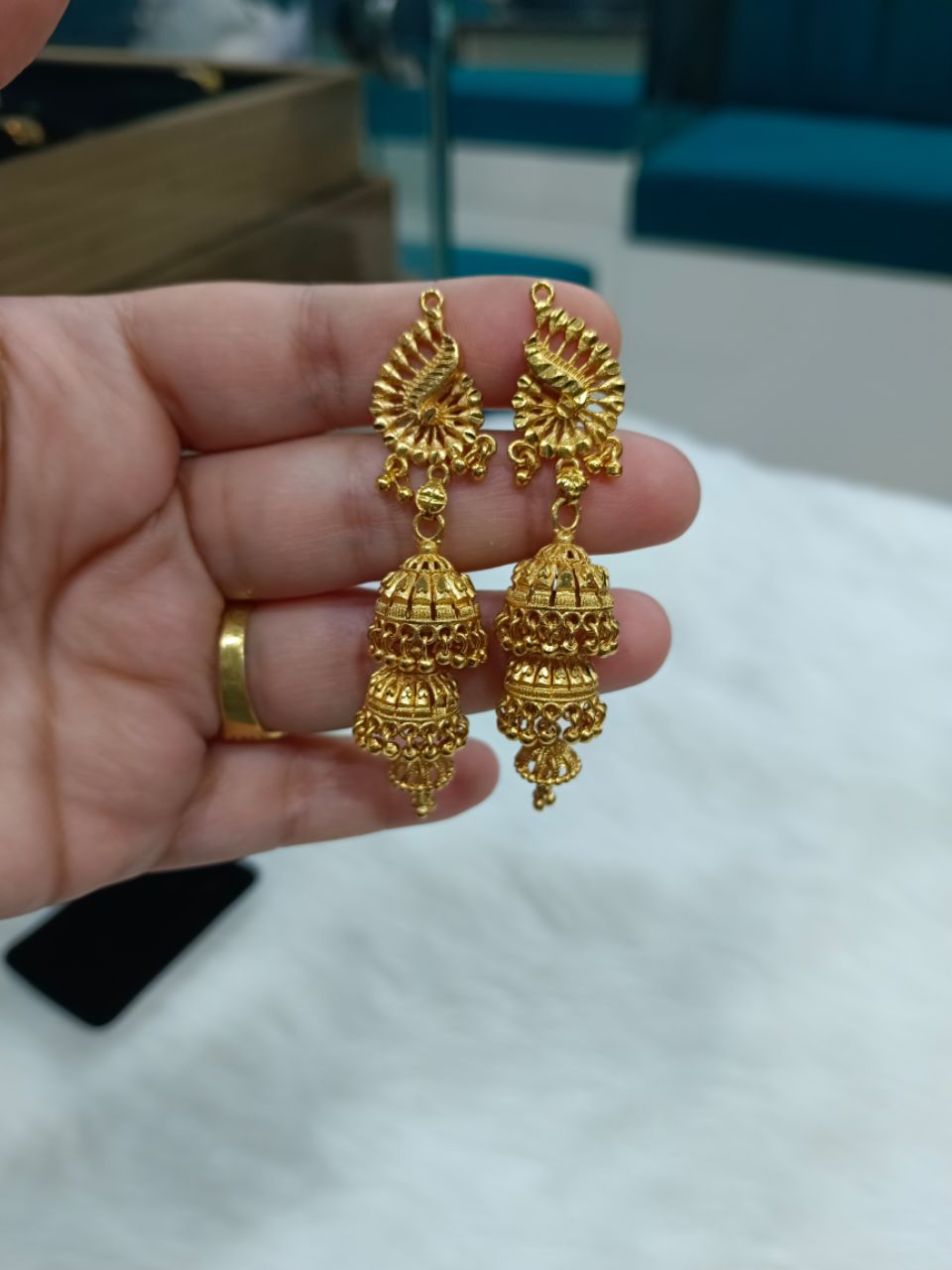 Gold Plated Earrings 12 view 3
