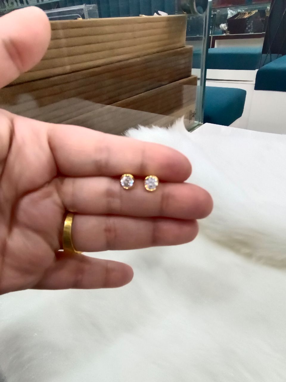 Gold Plated Earrings 19 view 4