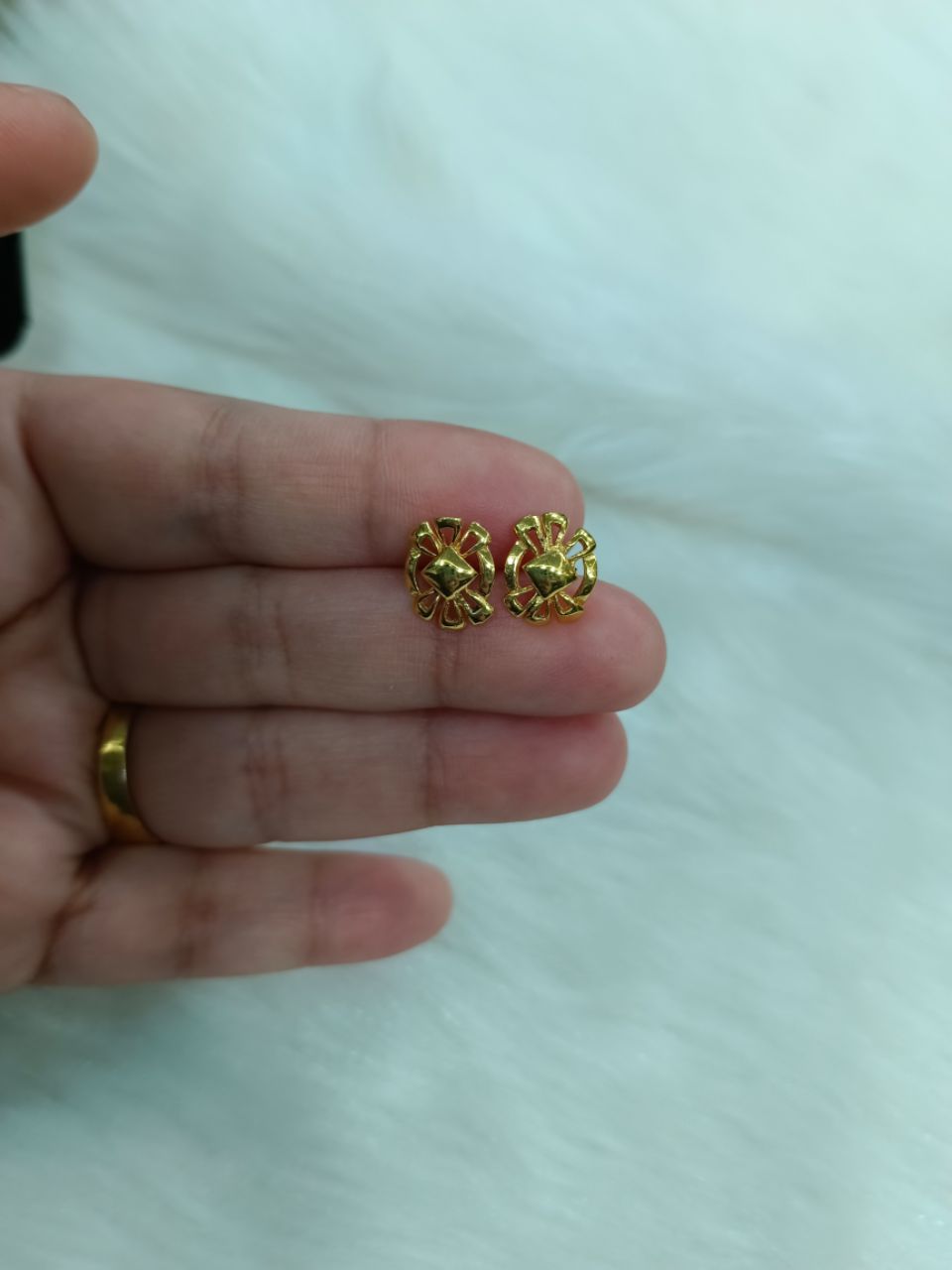 Gold Plated Earrings 22 view 3
