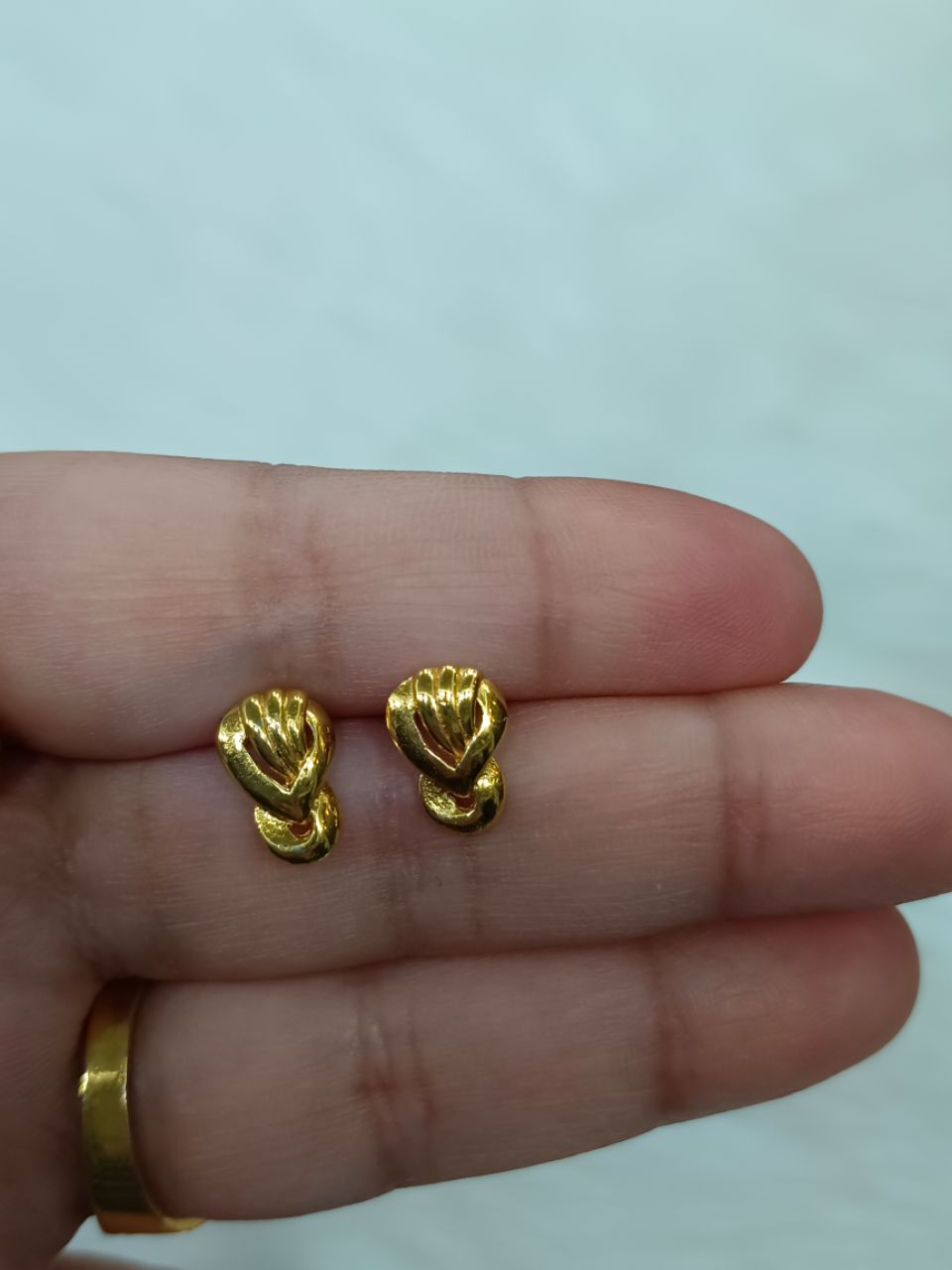Gold Plated Earrings 26 view 2