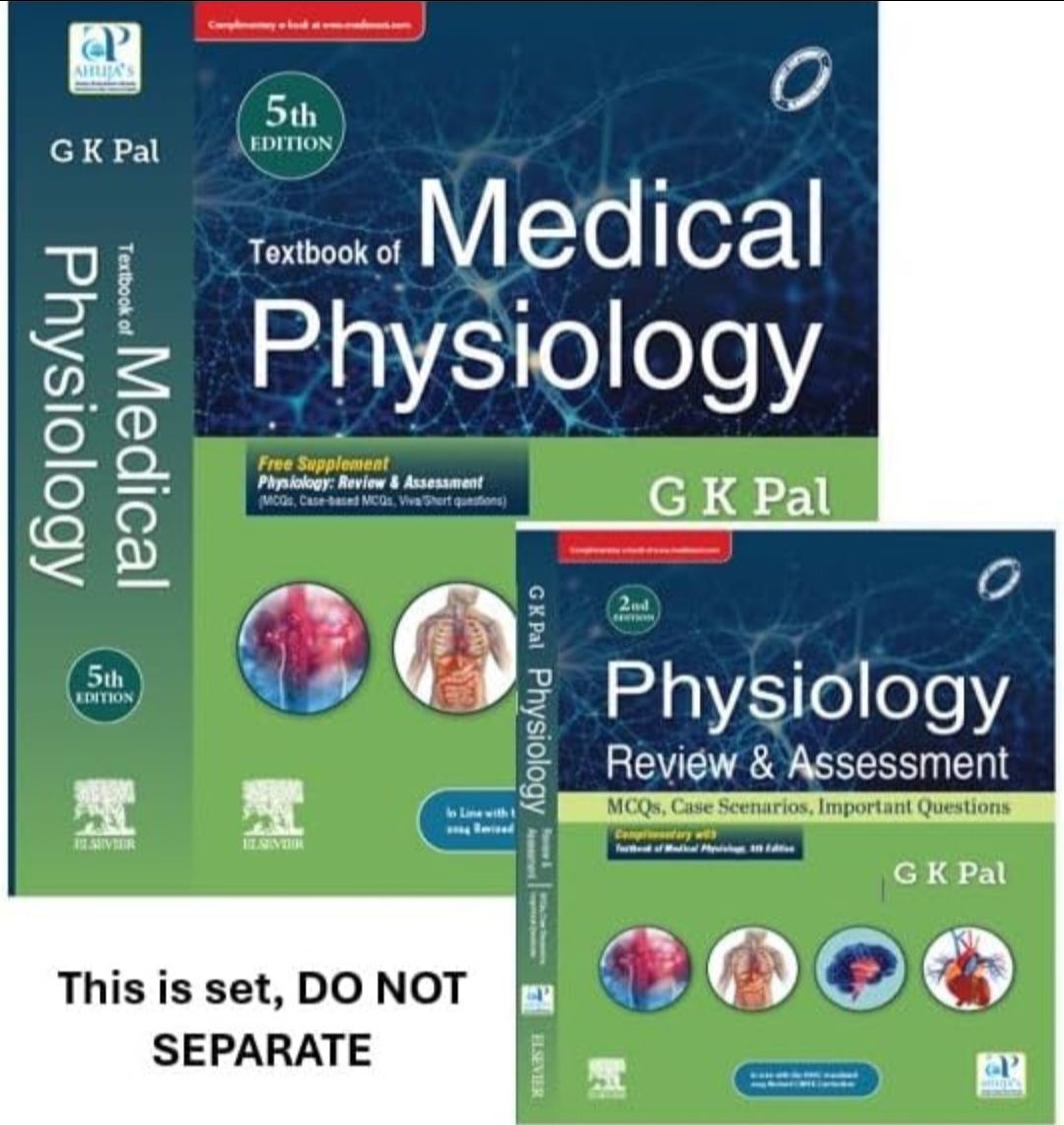Textbook of Medical Physiology by G K Pal 5e