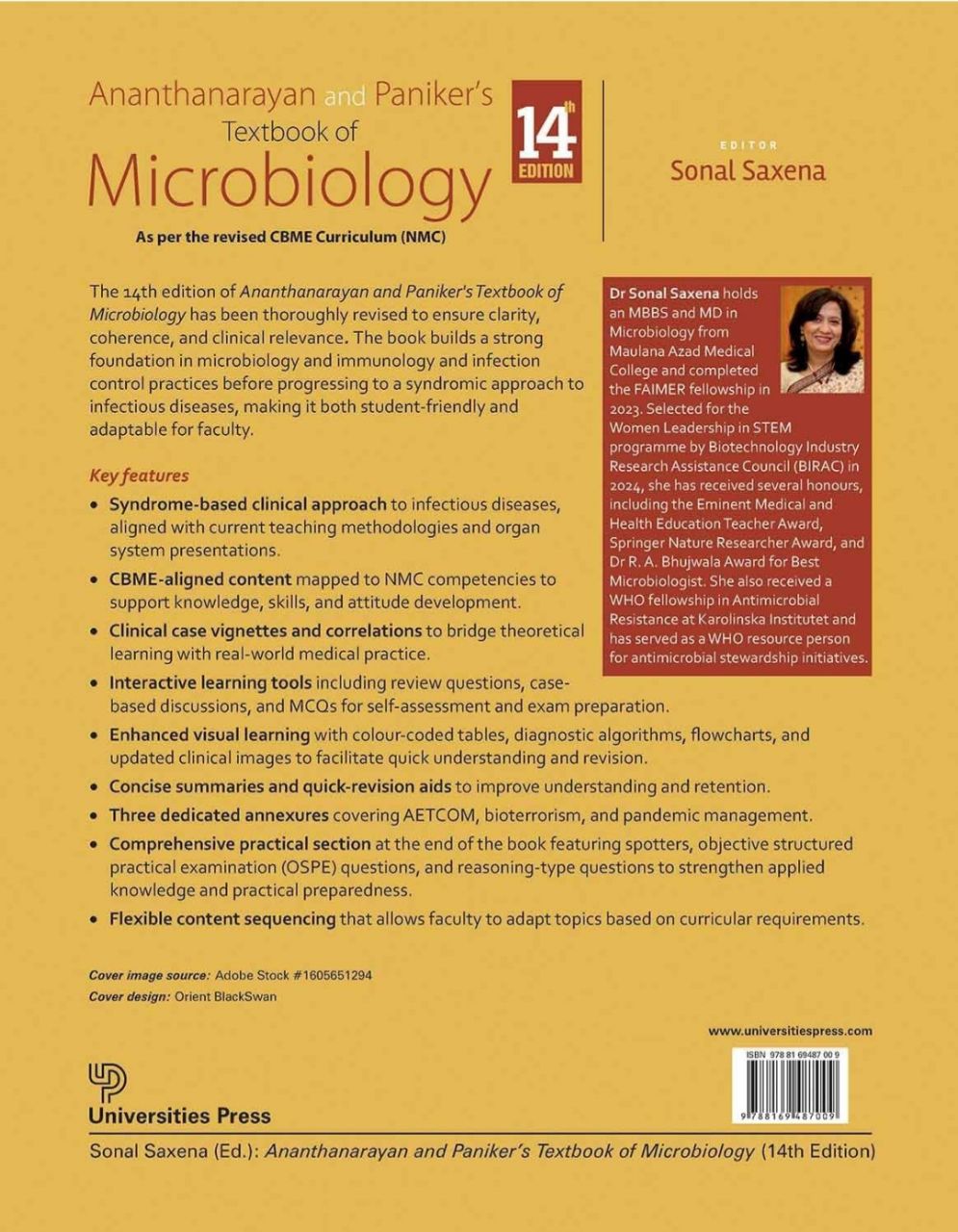 Ananthanarayan and Paniker's Textbook of Microbiology 14th Editio view 2
