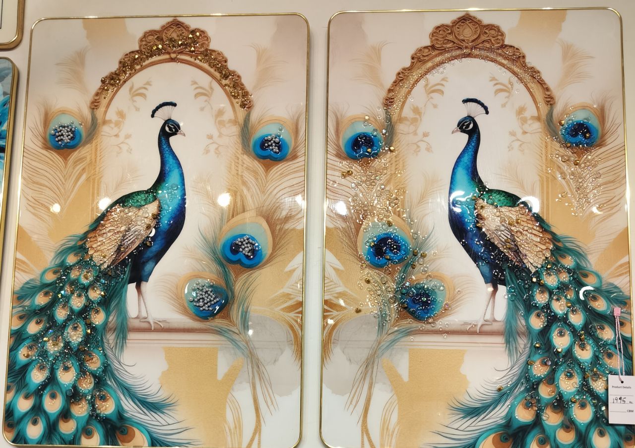 Peacock Wall Art Decor view 2