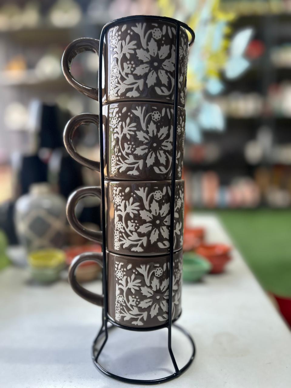 Ceramic Mugs Set view 2