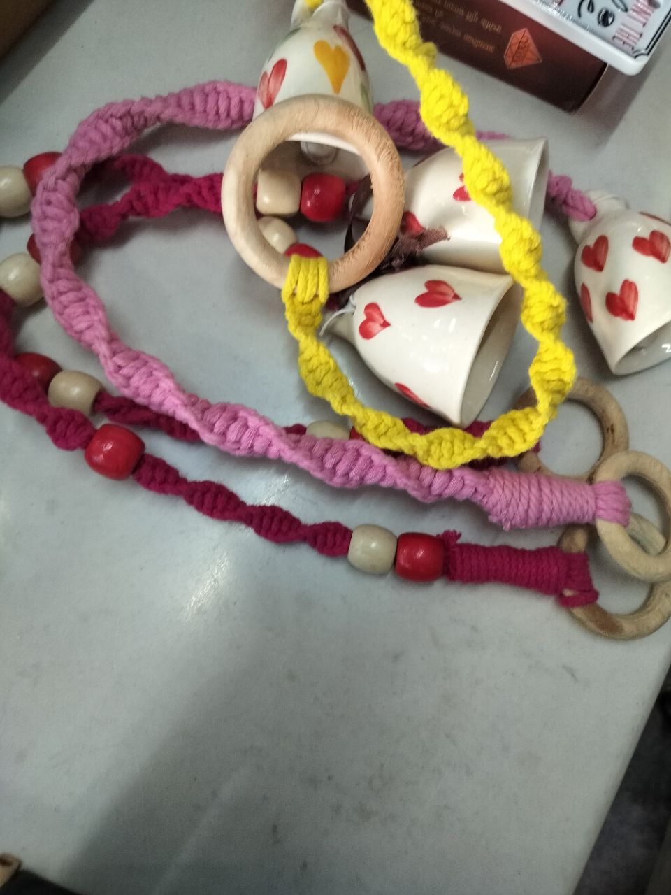 Colorful Macrame Wall Hanging view 2
