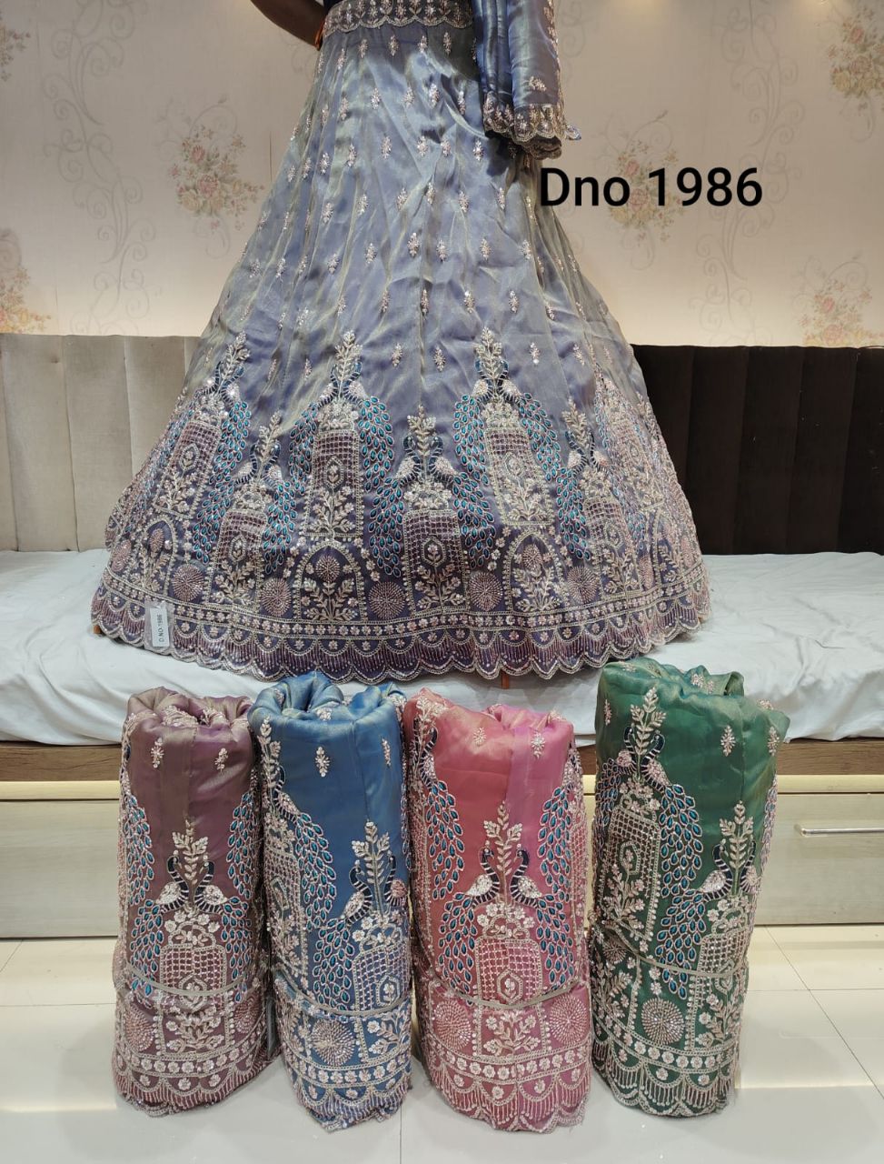 Embroidered Party Wear Lehenga view 2