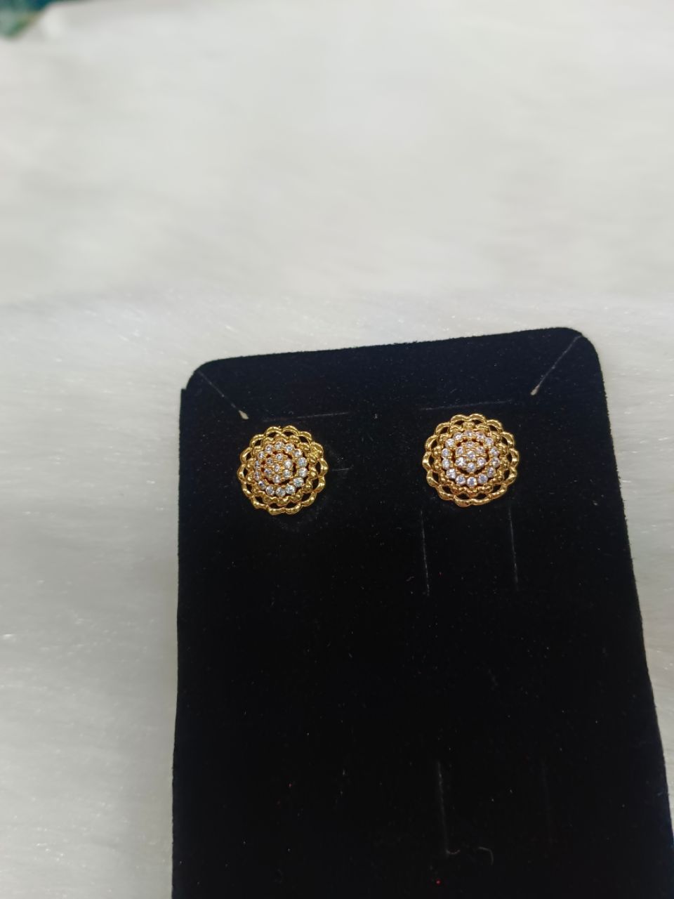 Gold Plated Earrings view 2