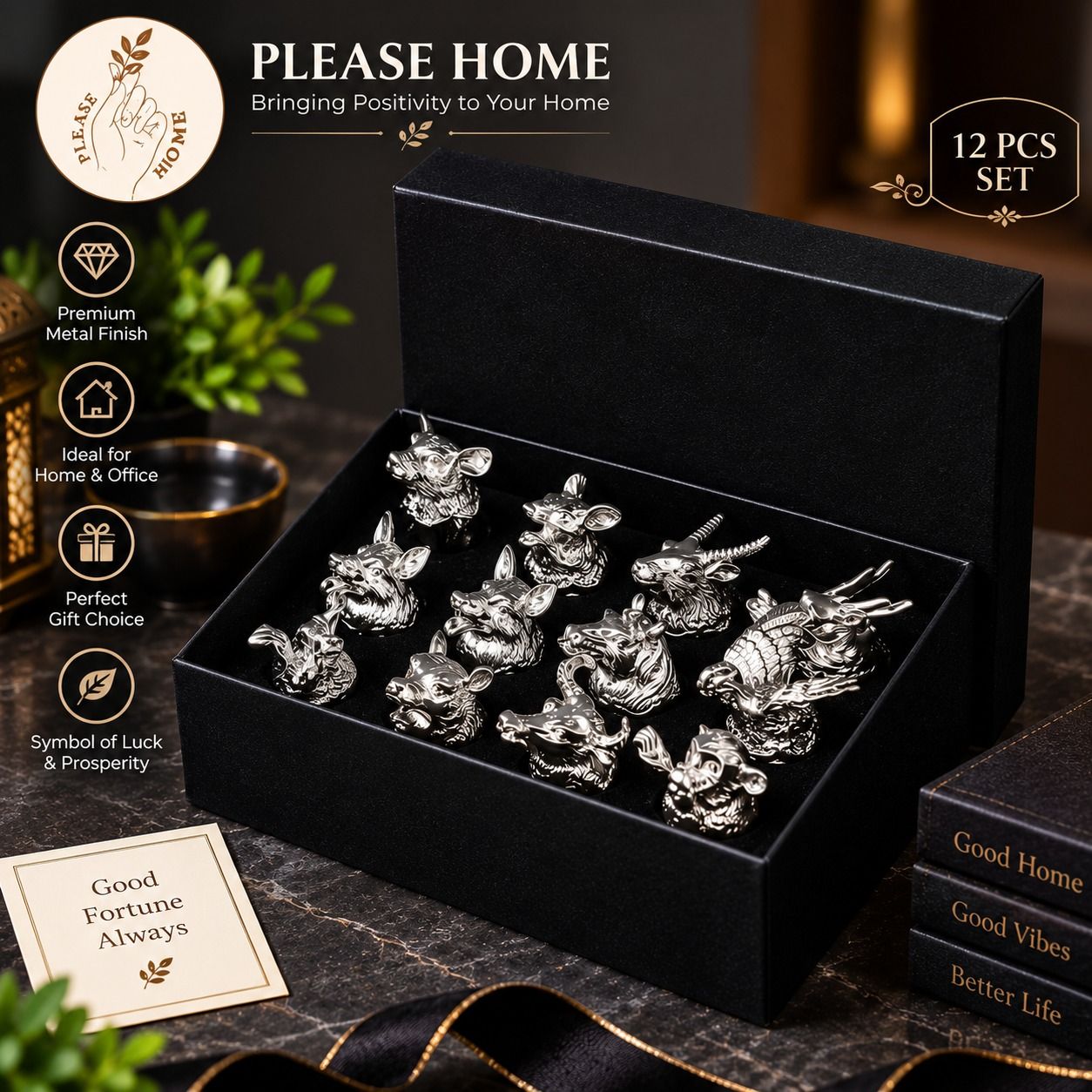 12 Pcs ecorative Statues Set view 4